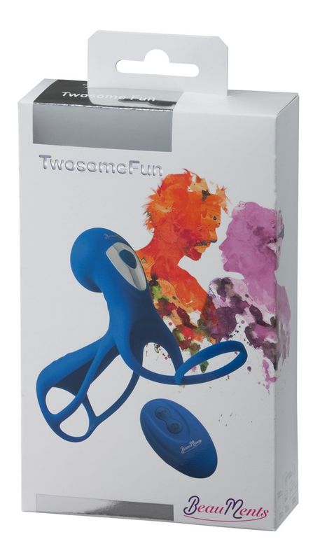 BeauMents Twosome Fun Parvibrator blå