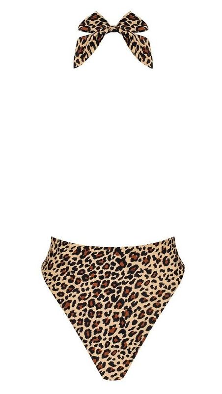 Obsessive Cancunella – Vill og sensuell badedrakt med leopardmønster og dype utskjæringer