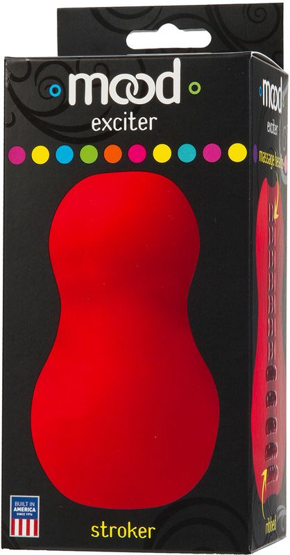 Mood Exciter rød dobbelsidig stoker for menn