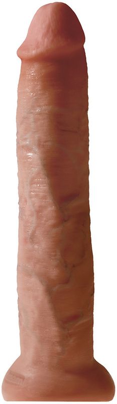 Pipedream King Cock 33 cm brun dildo med sugekopp